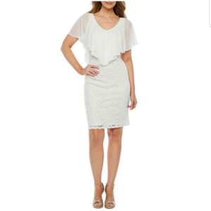 Marina lace sequins formal dress